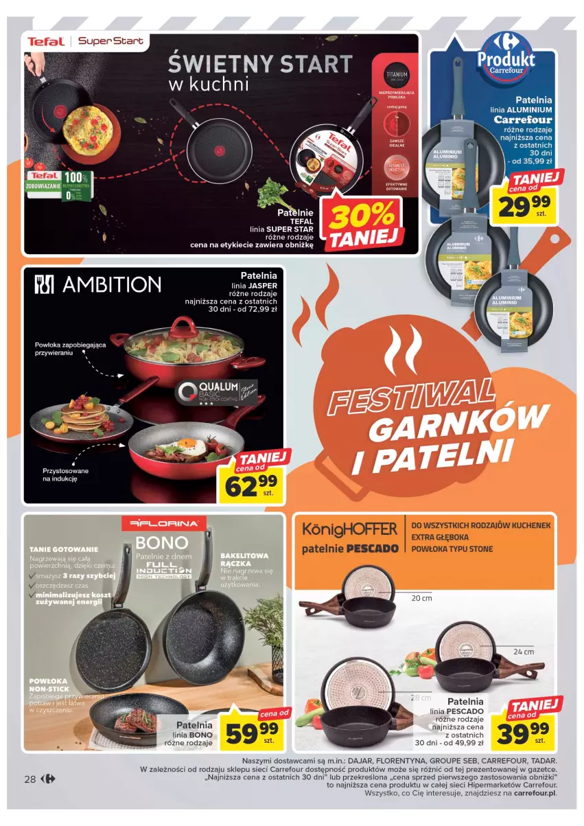 Gazetka promocyjna Carrefour - Gazetka Carrefour - ważna 07.02 do 18.02.2023 - strona 30 - produkty: Ambition, Patelnia