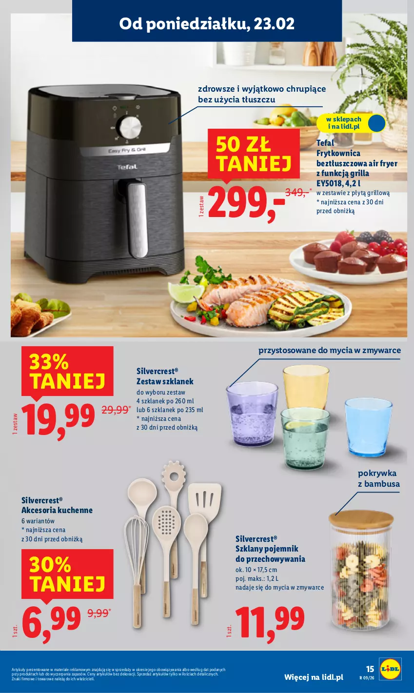Gazetka promocyjna Lidl - GAZETKA - ważna 23.02 do 28.02.2026 - strona 17 - produkty: Fa, Grill, Pojemnik, Pojemnik do przechowywania, Silvercrest, Tefal