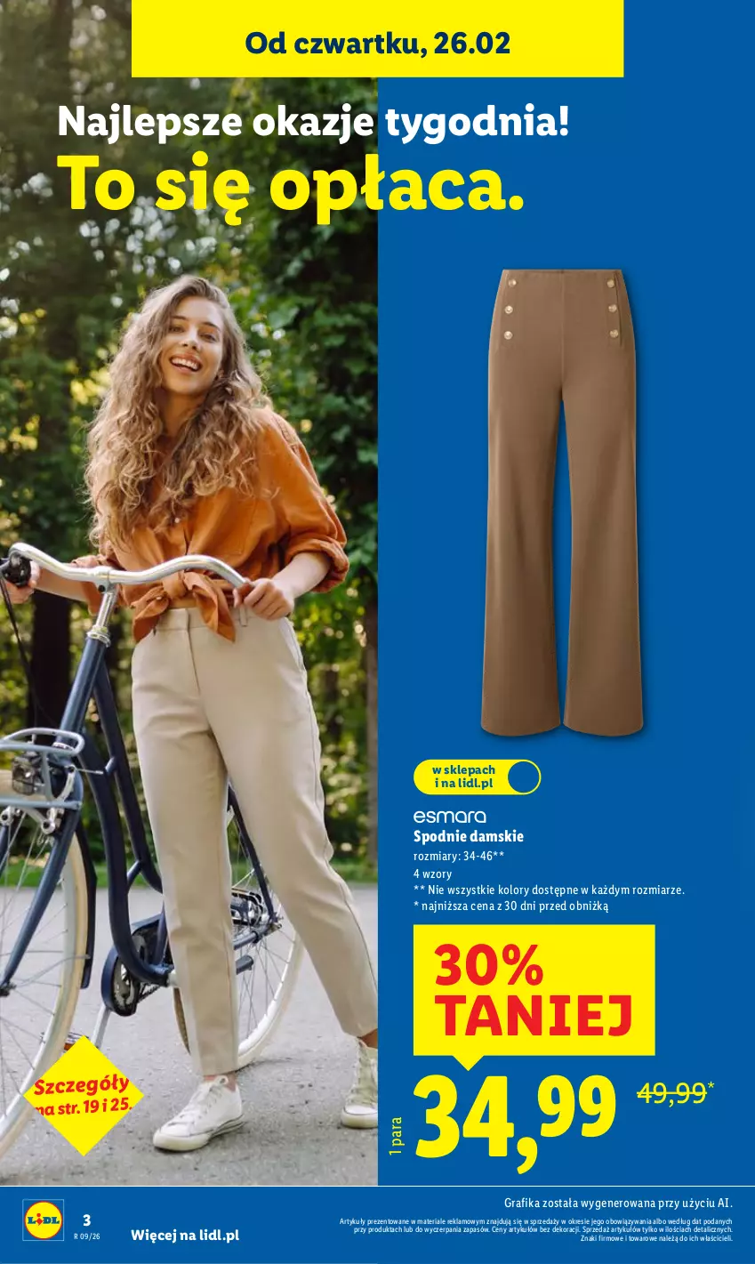 Gazetka promocyjna Lidl - GAZETKA - ważna 23.02 do 28.02.2026 - strona 4 - produkty: Gra, Grafika, Spodnie
