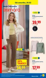 Gazetka promocyjna Lidl - GAZETKA - Gazetka - ważna od 28.02 do 28.02.2026 - strona 27 - produkty: Sok, Gra, Kardigan, Kosz, Koszulka, Moda, Spodnie, Grafika
