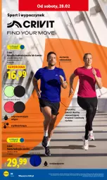 Gazetka promocyjna Lidl - GAZETKA - Gazetka - ważna od 28.02 do 28.02.2026 - strona 46 - produkty: Sok, Por, Szorty, Kosz, Koszulka, Sport, Koszulka funkcyjna, LG