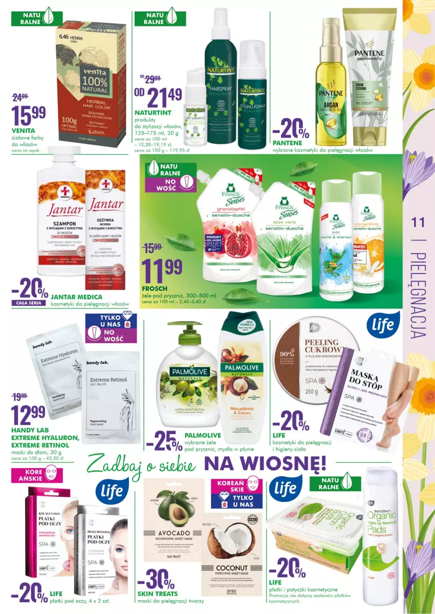 Gazetka promocyjna Super Pharm - Gazetka - ważna 07.04 do 20.04.2022 - strona 11 - produkty: Avocado, Bursztyn, Fa, Frosch, Gra, Granat, Kokos, Odżywka, Olej, Patyczki kosmetyczne, Peeling, Szampon