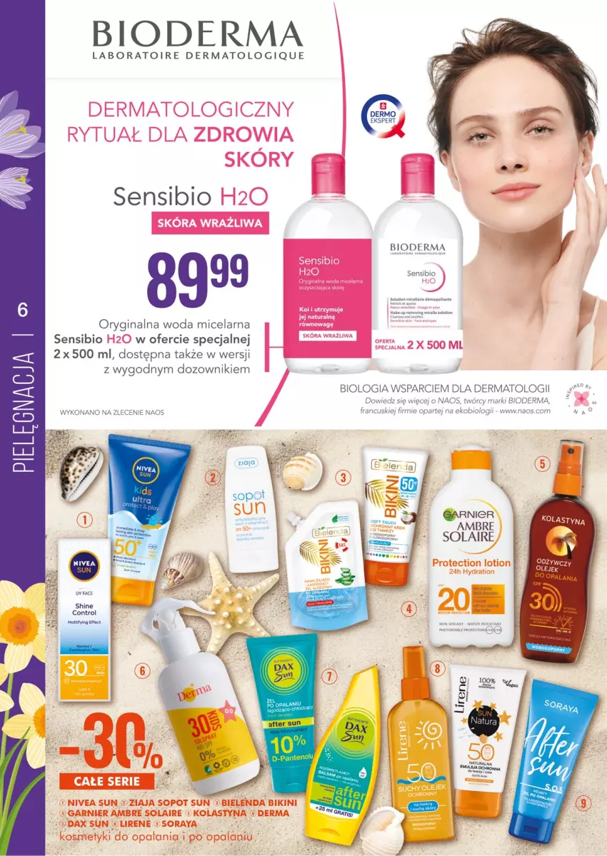 Gazetka promocyjna Super Pharm - Gazetka - ważna 07.04 do 20.04.2022 - strona 6 - produkty: Bioderma, Control, Dozownik, Fa, Garnier, Gin, Olej, Woda, Woda micelarna