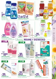 Gazetka promocyjna Super Pharm - Gazetka - Gazetka - ważna od 20.04 do 20.04.2022 - strona 15 - produkty: HiPP, Ser, Rum, Por, Pur, Gin, Johnson's, Pampers, Majtki, BoboVita, Kosmetyki do pielęgnacji, Serum, Johnson's Baby, Chusteczki, Szampon, Dzieci, Pieluchomajtki, Elmex, Lirene, Olej, Chusteczki nawilzane, Mleko, BEBILON