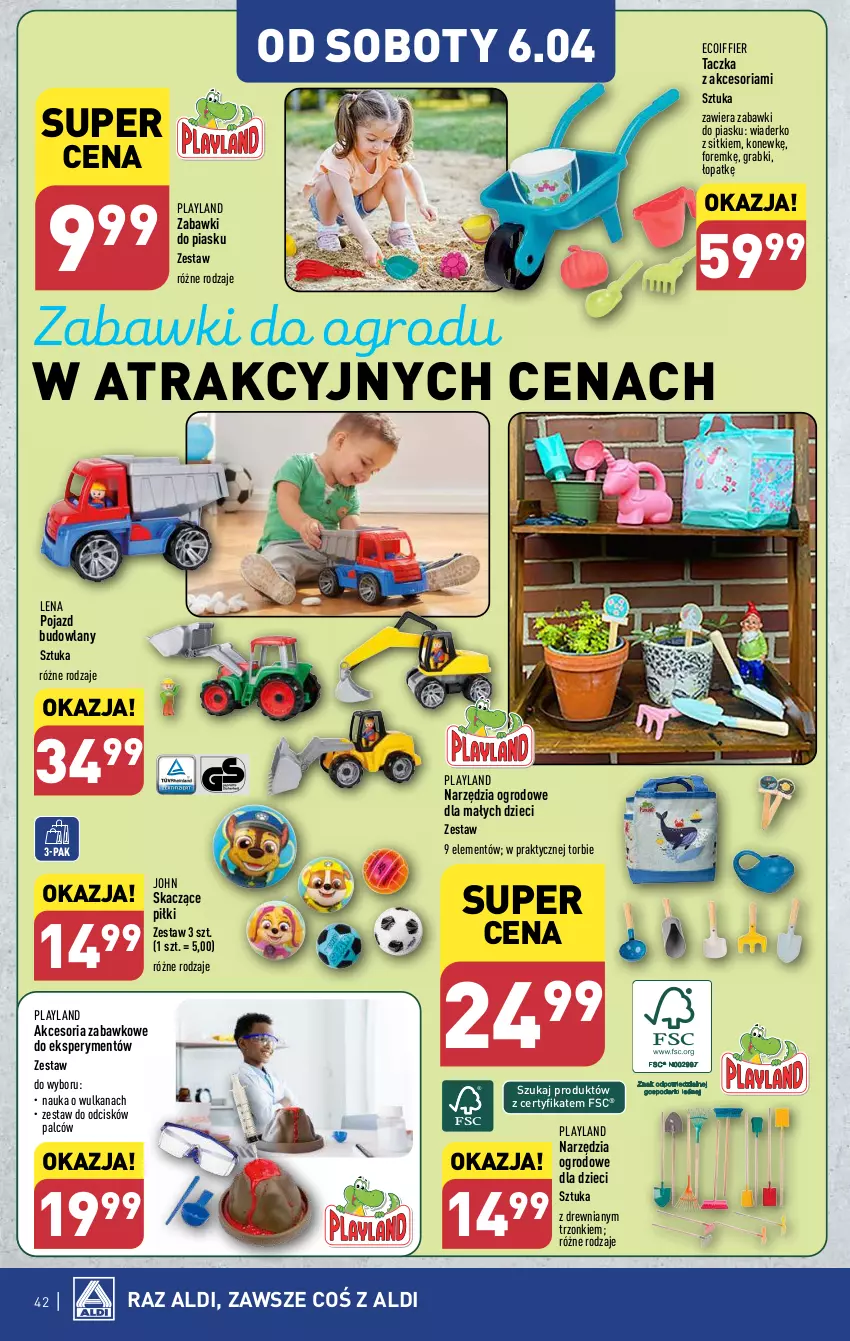 Gazetka promocyjna Aldi - Pełna oferta - ważna 02.04 do 06.04.2024 - strona 42 - produkty: Dzieci, Gra, Pojazd