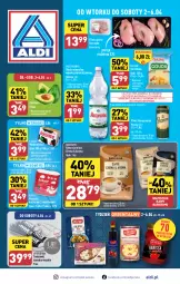 Gazetka promocyjna Aldi - Pełna oferta - Gazetka - ważna od 06.04 do 06.04.2024 - strona 1 - produkty: Piwa, Piwo, Kurczak, Sok, Ser, Por, Mus, Gra, Filet z piersi kurczaka, Kawa ziarnista, Tenisówki, Kawa, Ręcznik, Rolki, Muszynianka, Woda mineralna, Gouda, Woda, Masło, Fa