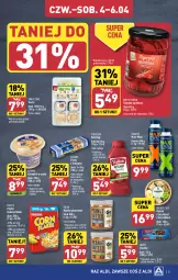 Gazetka promocyjna Aldi - Pełna oferta - Gazetka - ważna od 06.04 do 06.04.2024 - strona 31 - produkty: Kurczak, Ketchup, Ciastka, Sos, Papryka, Sushi, Bakoma, Krewetki, Tuńczyk, Pudliszki, Masło, Nestlé, Masło orzechowe