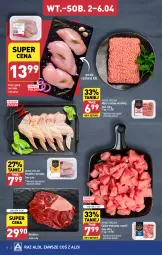 Gazetka promocyjna Aldi - Pełna oferta - Gazetka - ważna od 06.04 do 06.04.2024 - strona 8 - produkty: Kurczak, Por, Filet z piersi kurczaka, Mięsne specjały, Kotlet, Mięso z indyka, Mięso