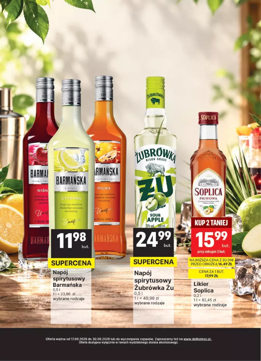 Gazetka promocyjna Delikatesy Centrum - Delibarek DC38-DC39 - ważna 17.09 do 30.09.2026 - strona 10 - produkty: Rama, Soplica