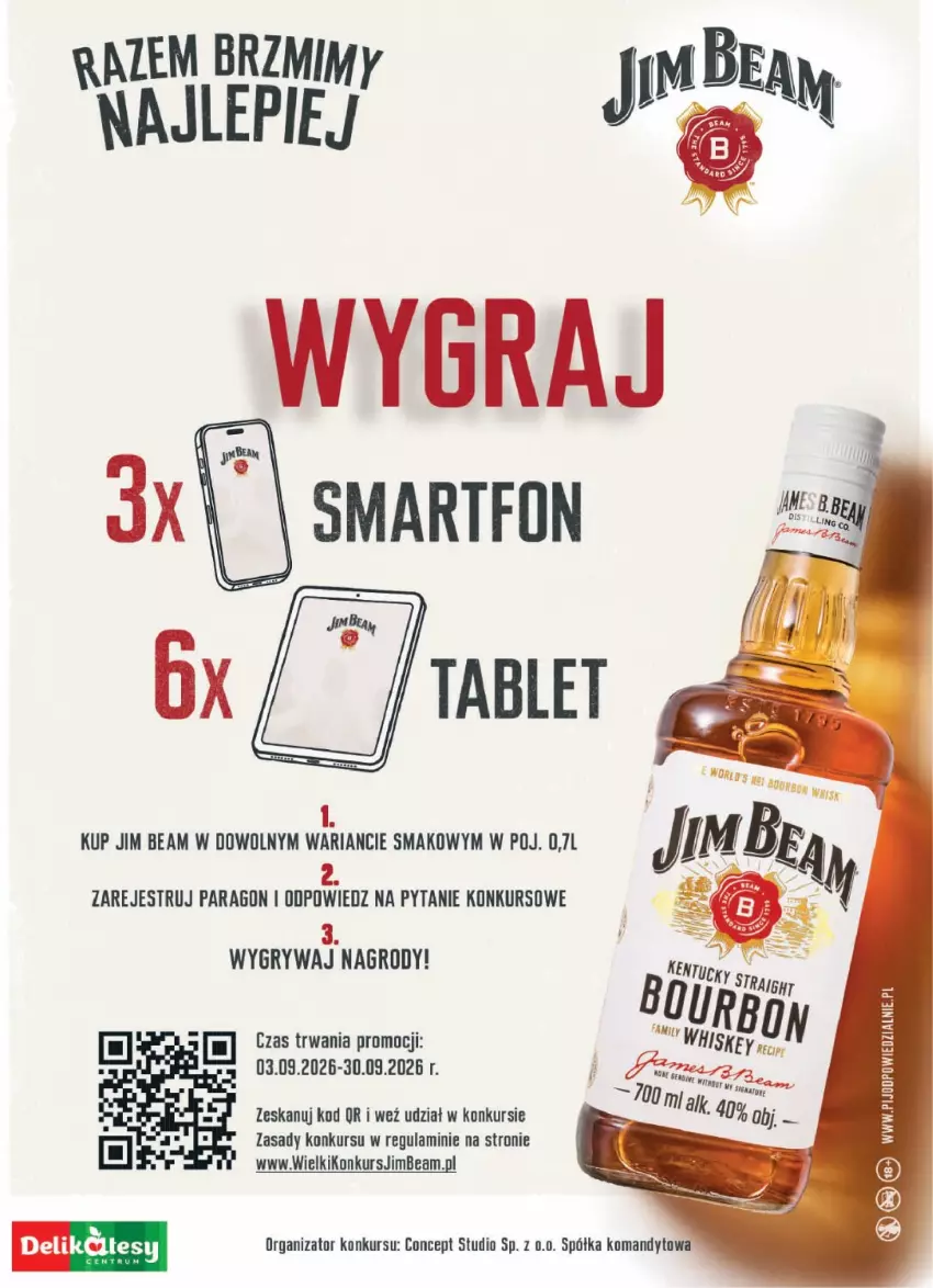 Gazetka promocyjna Delikatesy Centrum - Delibarek DC38-DC39 - ważna 17.09 do 30.09.2026 - strona 18 - produkty: Gry, Jim Beam, Półka