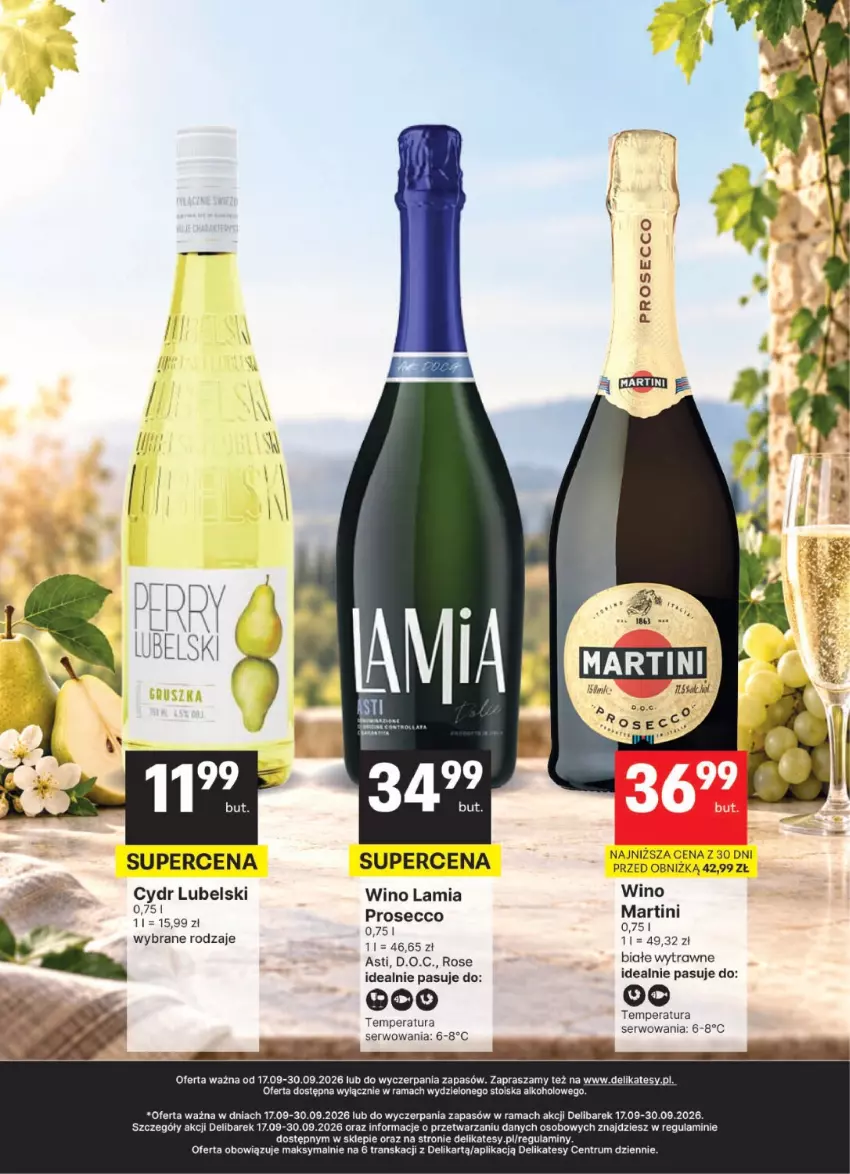 Gazetka promocyjna Delikatesy Centrum - Delibarek DC38-DC39 - ważna 17.09 do 30.09.2026 - strona 6 - produkty: Rama, Rum, Ser, Tran, Wino