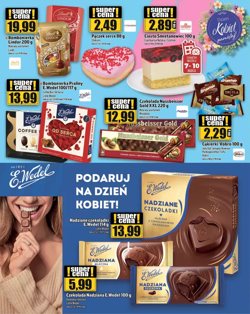 Gazetka promocyjna Topaz - Gazetka - ważna 07.03 do 13.03.2024 - strona 14 - produkty: Brownie, Ciastka, Gala, Galaretka, Lindt, Ser