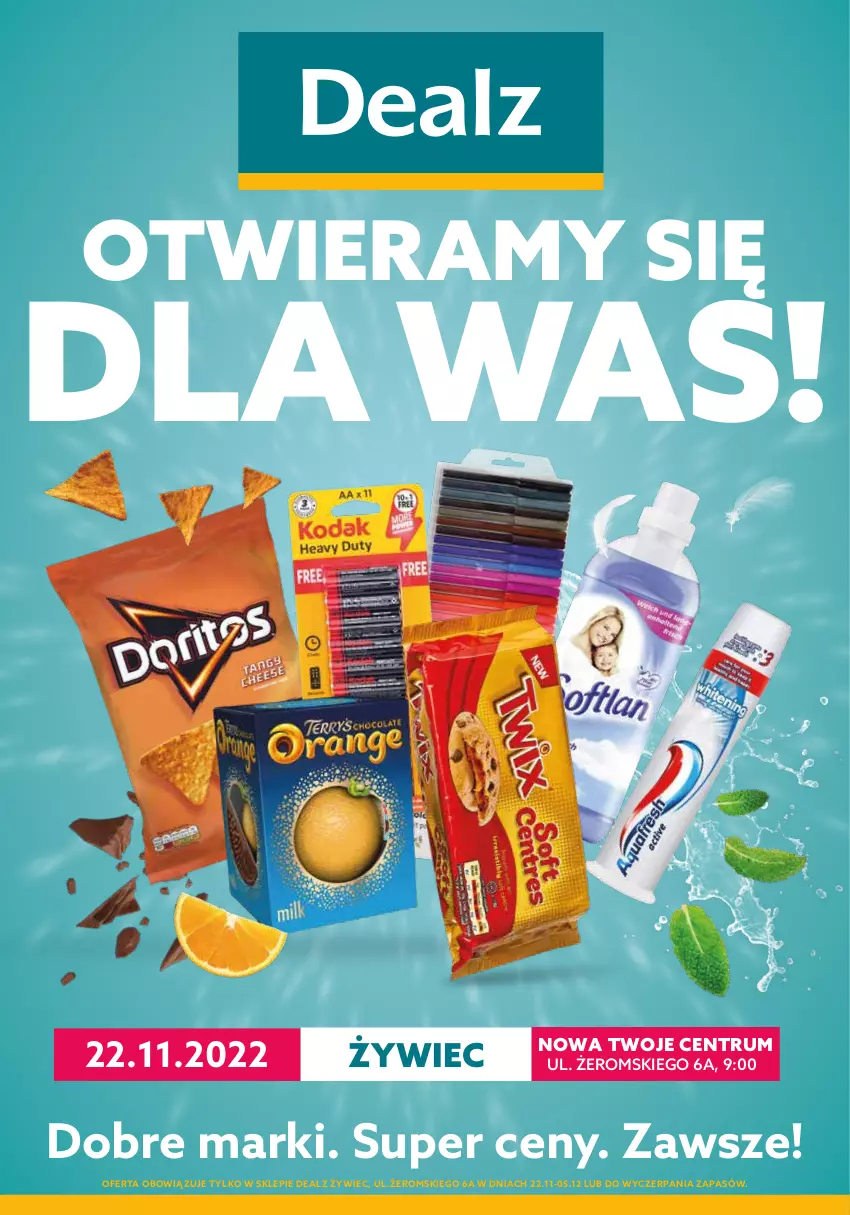 Gazetka promocyjna Dealz - WIELKIE OTWARCIE 22.11.2022 🥳NOWA Twoje Centrum, Żywiec - ważna 22.11 do 05.12.2022 - strona 1 - produkty: Rum