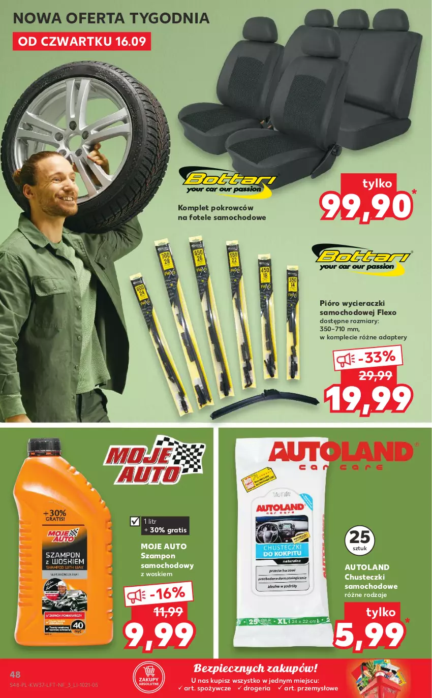 Gazetka promocyjna Kaufland - OFERTA TYGODNIA - ważna 16.09 do 22.09.2021 - strona 48 - produkty: Chusteczki, Fotel, Gra, Moje Auto, Piec, Szampon