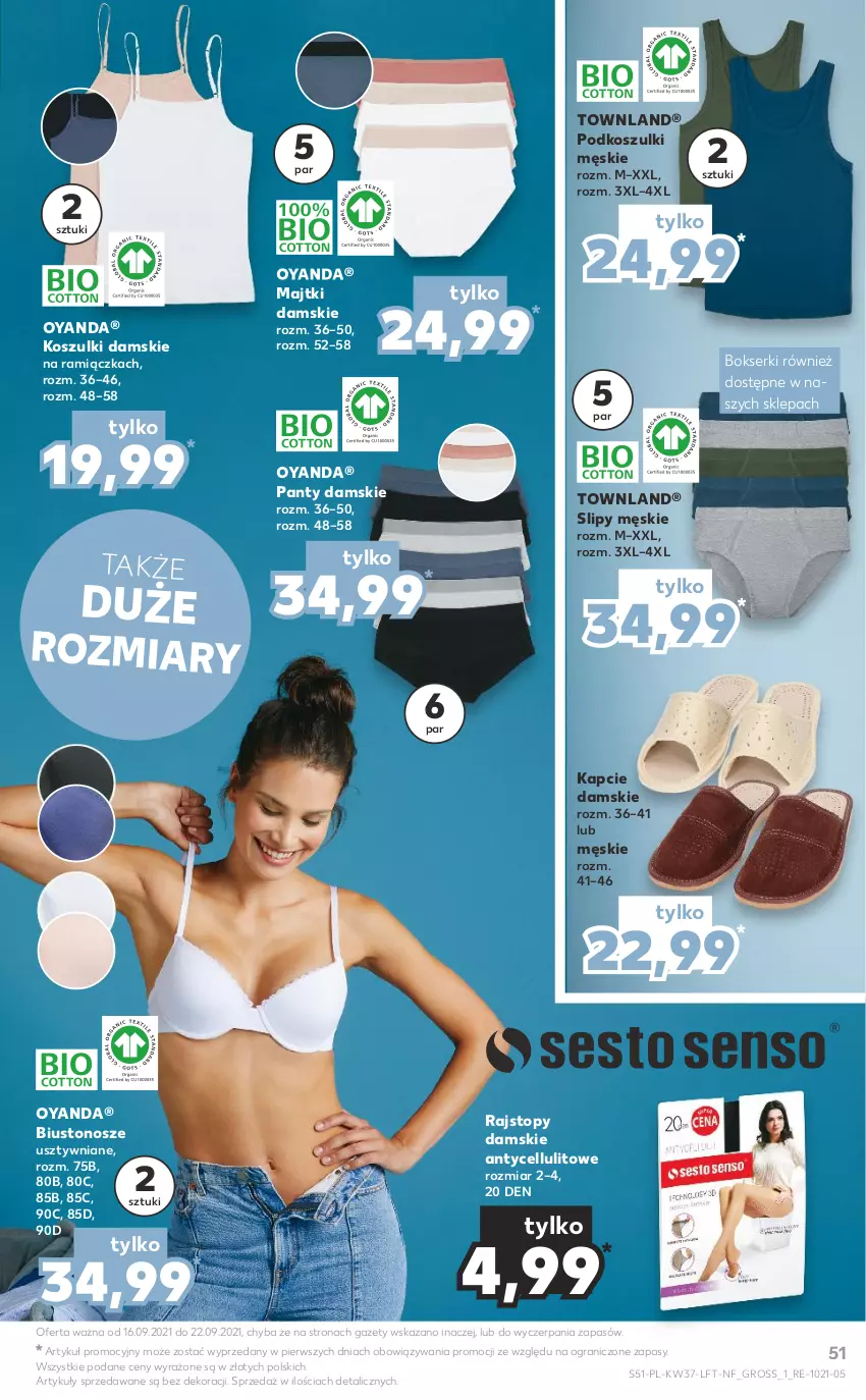 Gazetka promocyjna Kaufland - OFERTA TYGODNIA - ważna 16.09 do 22.09.2021 - strona 51 - produkty: Biustonosz, Bokserki, Gra, Kapcie, Kosz, Majtki, Rajstopy, Ser, Slipy, Top