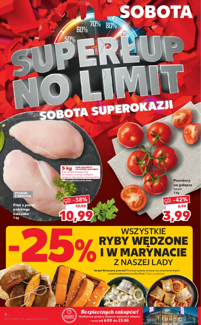 Gazetka promocyjna Kaufland - OFERTA TYGODNIA - ważna 16.09 do 22.09.2021 - strona 6 - produkty: Kurczak, Piec, Pomidory, Tera, Waga