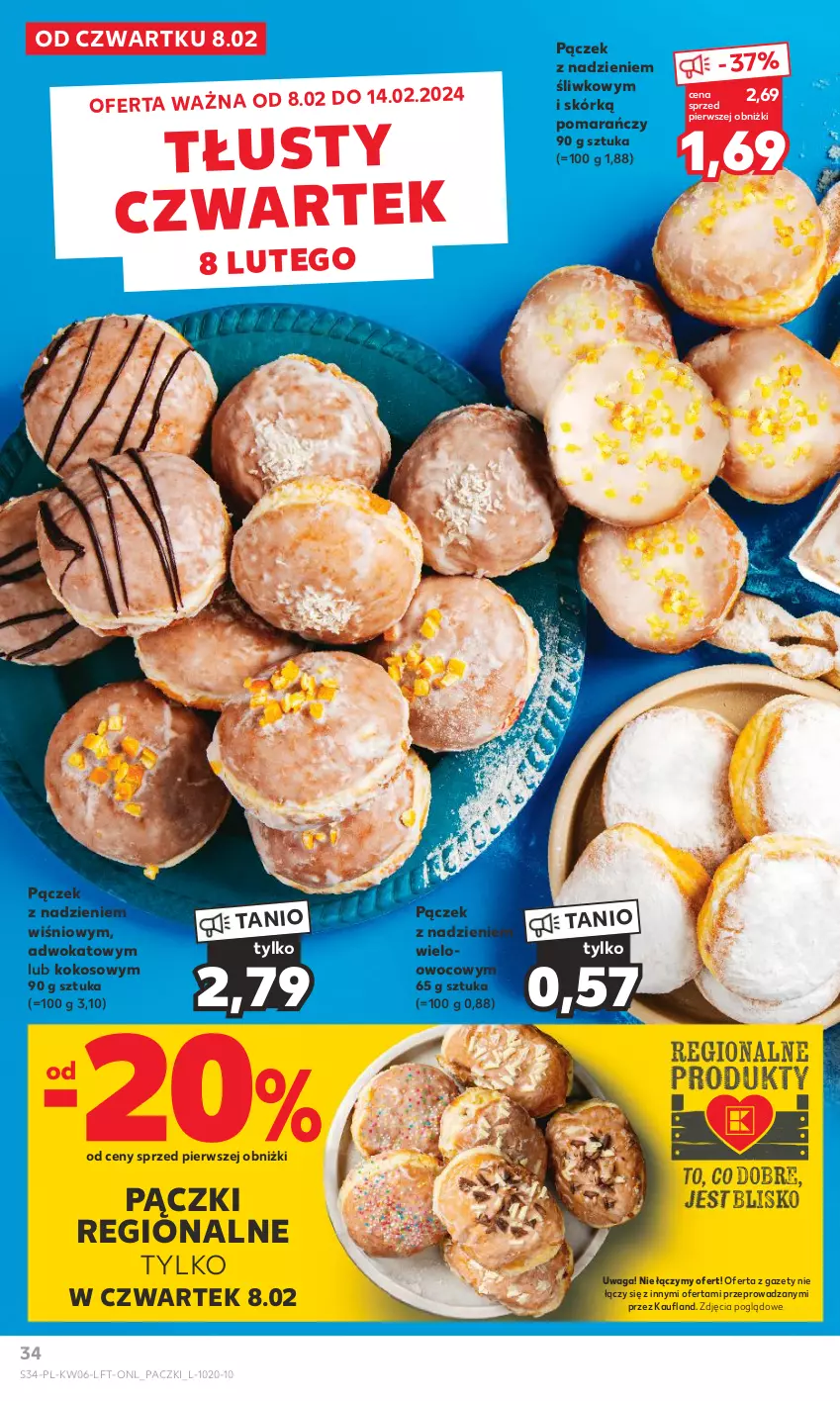 Gazetka promocyjna Kaufland - Gazetka tygodnia - ważna 08.02 do 14.02.2024 - strona 34 - produkty: Kokos, Pączek, Waga