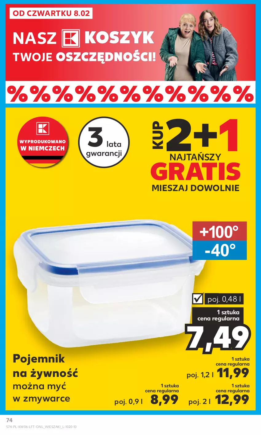 Gazetka promocyjna Kaufland - Gazetka tygodnia - ważna 08.02 do 14.02.2024 - strona 74 - produkty: Gra, Kosz, Pojemnik, Wieszak