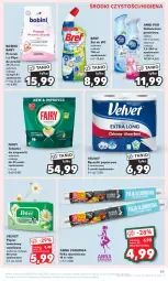 Gazetka promocyjna Kaufland - Gazetka tygodnia - Gazetka - ważna od 14.02 do 14.02.2024 - strona 65 - produkty: Płyn do prania, Pur, Papier, Bref, Tablet, Papier toaletowy, Velvet, Ręcznik, Odświeżacz powietrza, Fairy, Zmywarki, Ręczniki papierowe, Tabletki do zmywarki, Ambi Pur, Folia aluminiowa, Fa