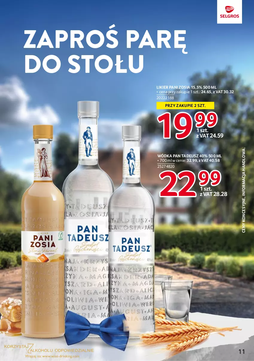 Gazetka promocyjna Selgros - Katalog Markowe Produkty - ważna 04.05 do 17.05.2023 - strona 11 - produkty: Likier, Wódka