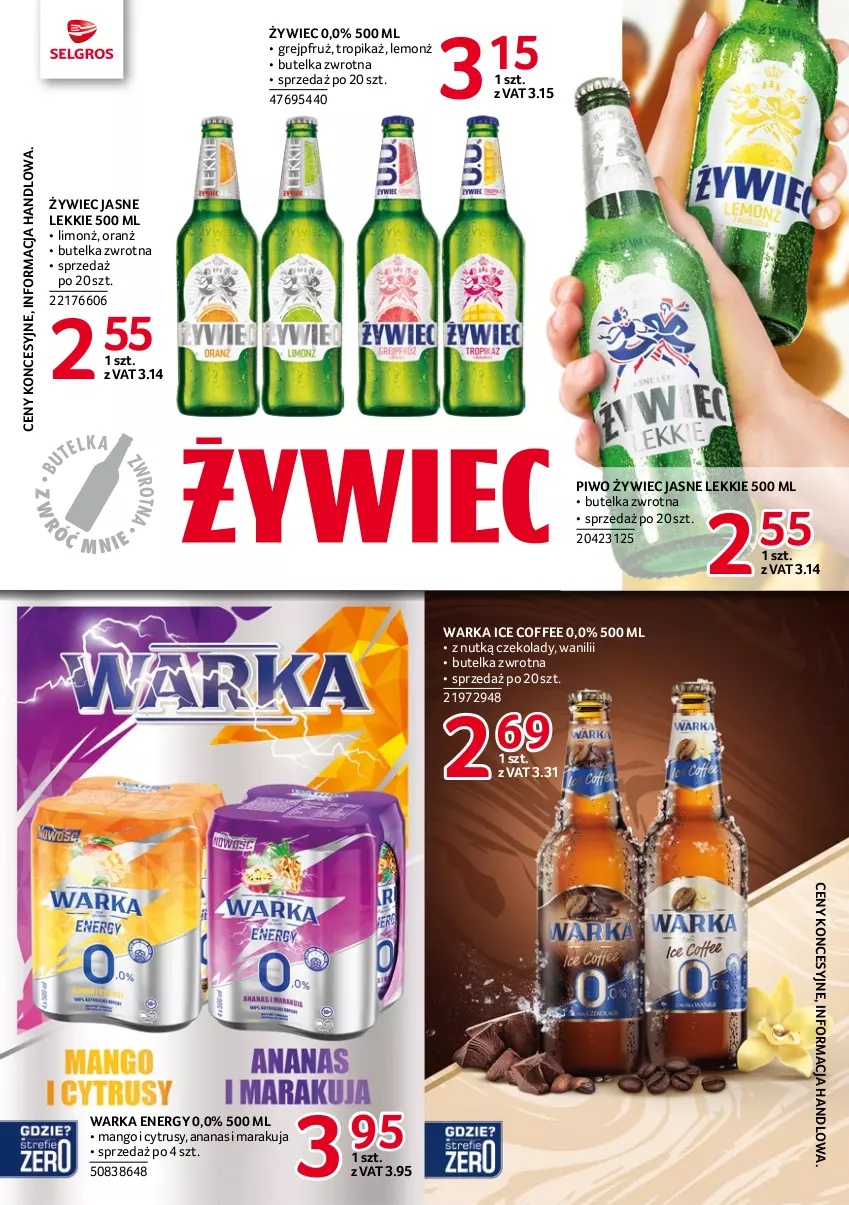 Gazetka promocyjna Selgros - Katalog Markowe Produkty - ważna 04.05 do 17.05.2023 - strona 12 - produkty: Ananas, Mango, Piwo, Warka