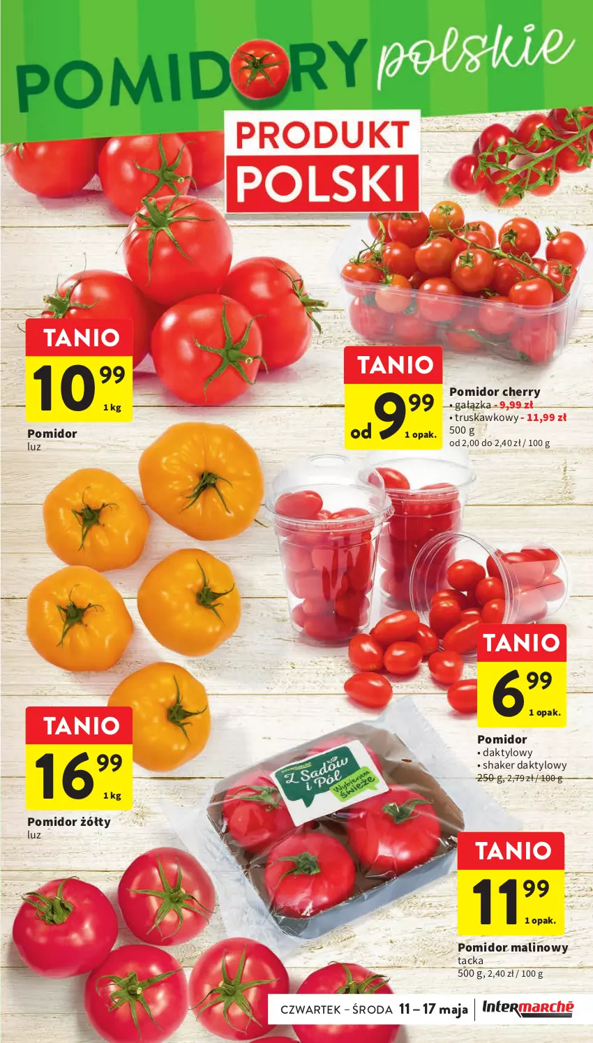 Gazetka promocyjna Intermarche - Gazetka Intermarche - ważna 11.05 do 17.05.2023 - strona 11 - produkty: Pomidor malinowy