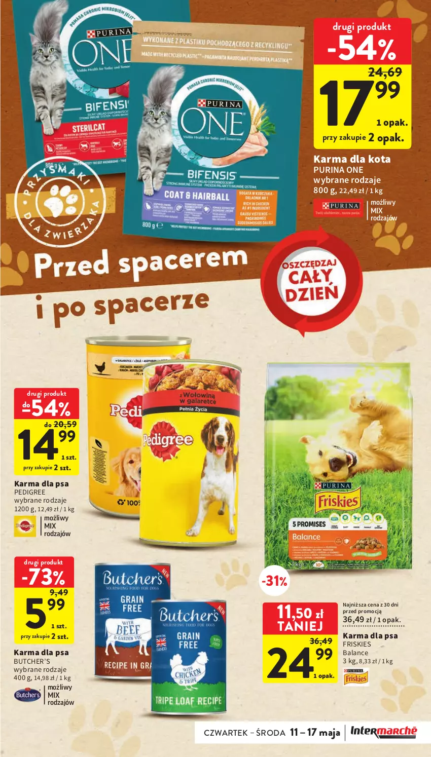 Gazetka promocyjna Intermarche - Gazetka Intermarche - ważna 11.05 do 17.05.2023 - strona 31 - produkty: Friskies, Pedigree, Pur, Purina