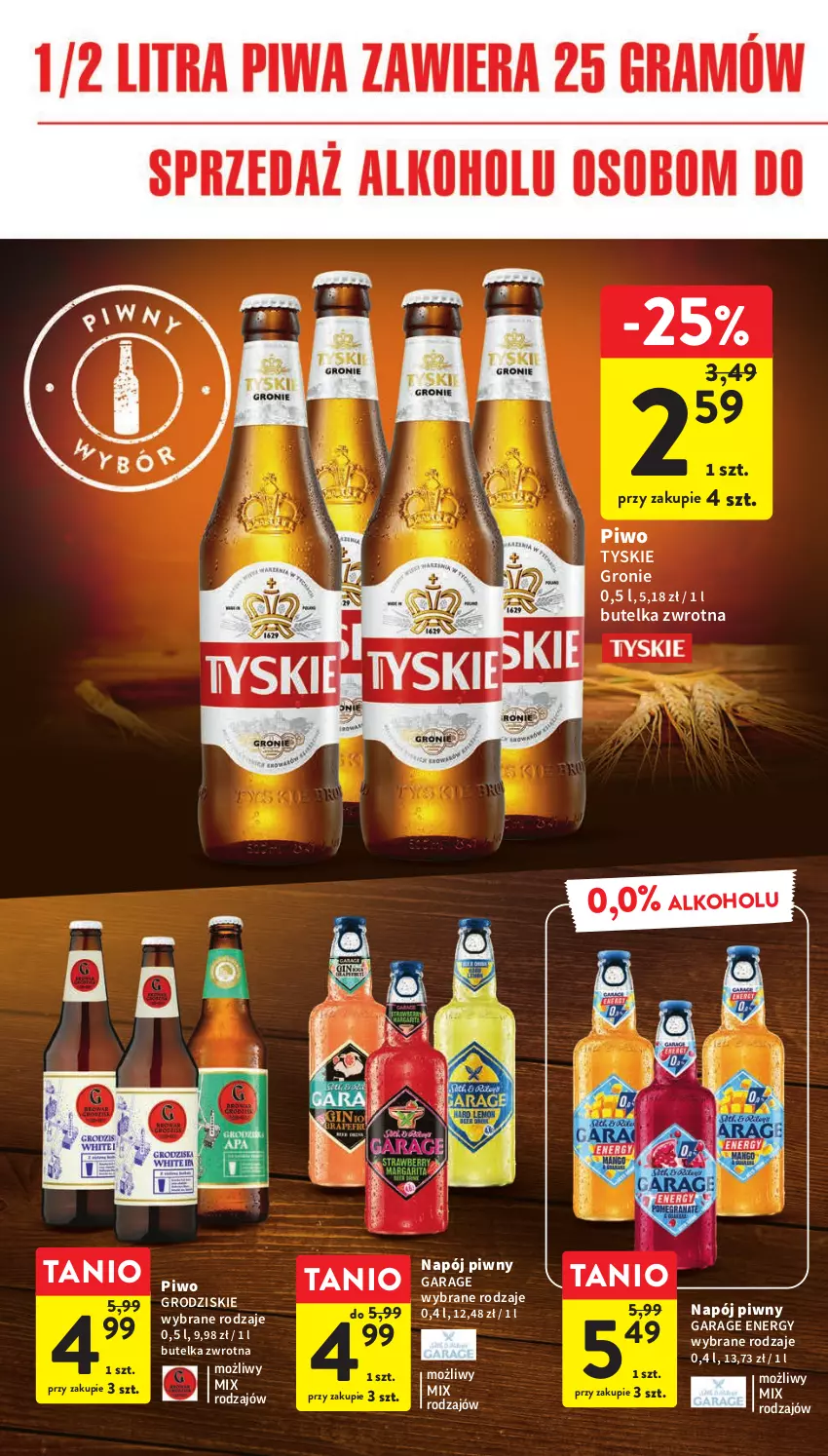 Gazetka promocyjna Intermarche - Gazetka Intermarche - ważna 11.05 do 17.05.2023 - strona 32 - produkty: Napój, Piwo, Tyskie