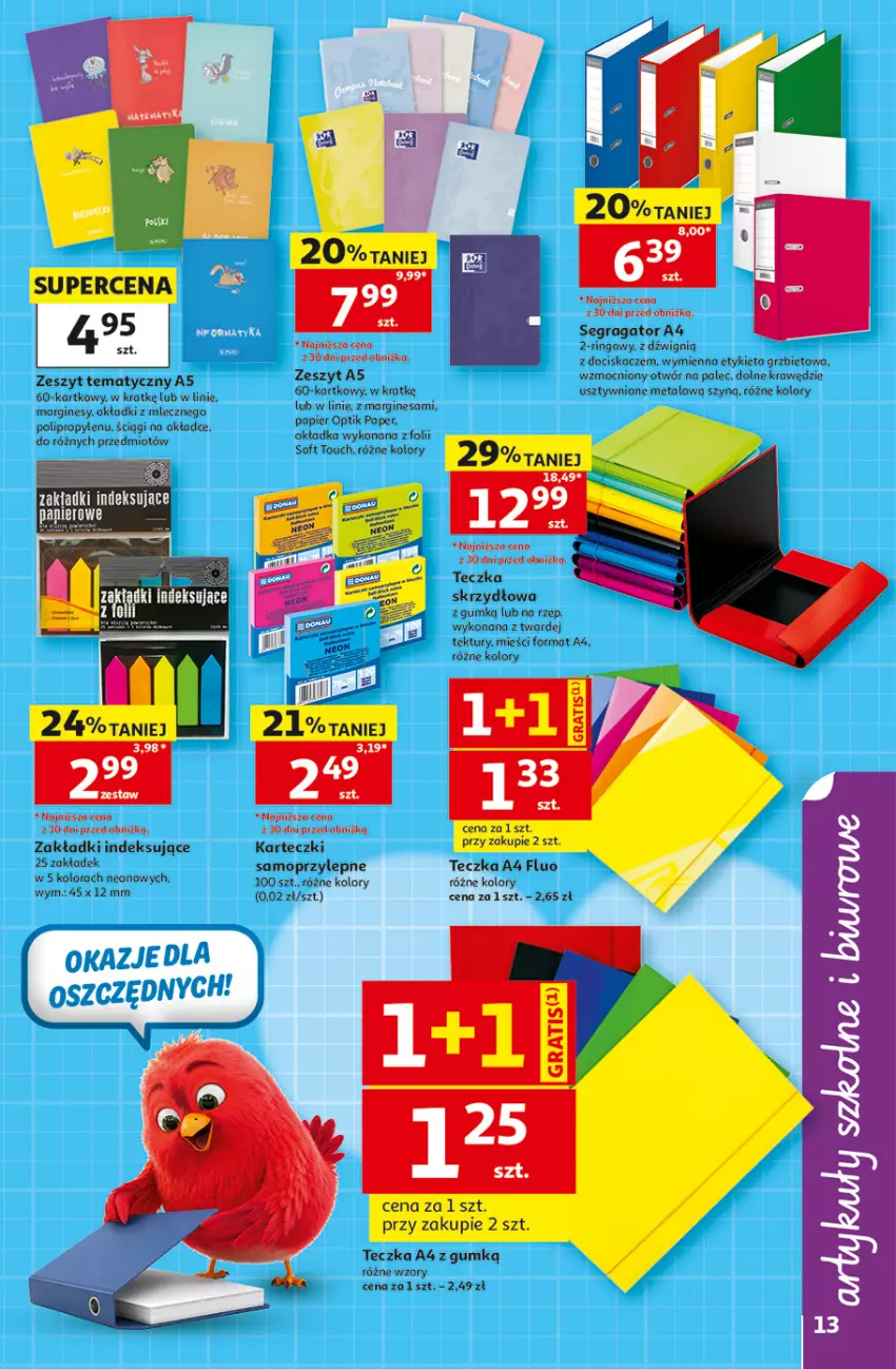 Gazetka promocyjna Auchan - Gazetka 30 Lat Hipermarket Auchan - ważna 30.07 do 05.08.2026 - strona 13 - produkty: Dźwig, Gin, Gra, Karteczki samoprzylepne, Mop, Papier, Szyna