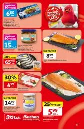 Gazetka promocyjna Auchan - Gazetka 30 Lat Hipermarket Auchan - Gazetka - ważna od 05.08 do 05.08.2026 - strona 17 - produkty: Owoce morza, Krewetki, Owoce, Olej, Surimi