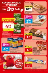 Gazetka promocyjna Auchan - Gazetka 30 Lat Hipermarket Auchan - Gazetka - ważna od 05.08 do 05.08.2026 - strona 18 - produkty: Ciasto francuskie, Krakus, Sok, Ser, Sokołów, Parówki, Kiełbasa podwawelska, Wawel, Boczek, Kabanos, Kiełbasa, Bianka