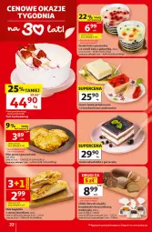 Gazetka promocyjna Auchan - Gazetka 30 Lat Hipermarket Auchan - Gazetka - ważna od 05.08 do 05.08.2026 - strona 22 - produkty: Piec, Ser, Por, Bagietka, Pizza, Pieczarka, Chleb, Gala, Kokos, Fa