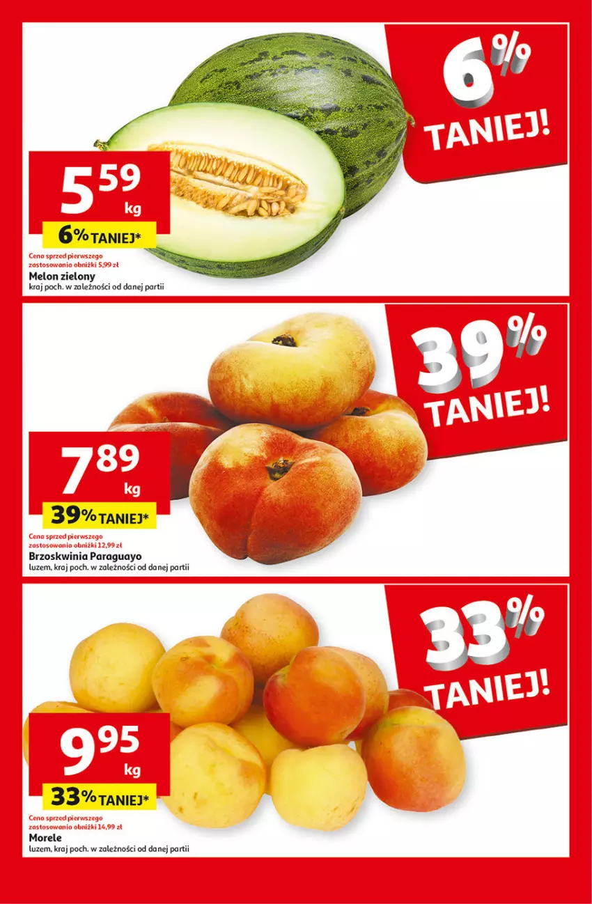 Gazetka promocyjna Auchan - Gazetka CENY W DÓŁ Hipermarket Auchan - ważna 04.07 do 10.07.2024 - strona 9 - produkty: Melon