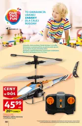 Gazetka promocyjna Auchan - Gazetka CENY W DÓŁ Hipermarket Auchan - Gazetka - ważna od 10.07 do 10.07.2024 - strona 58 - produkty: Helikopter, Tera, Zabawka