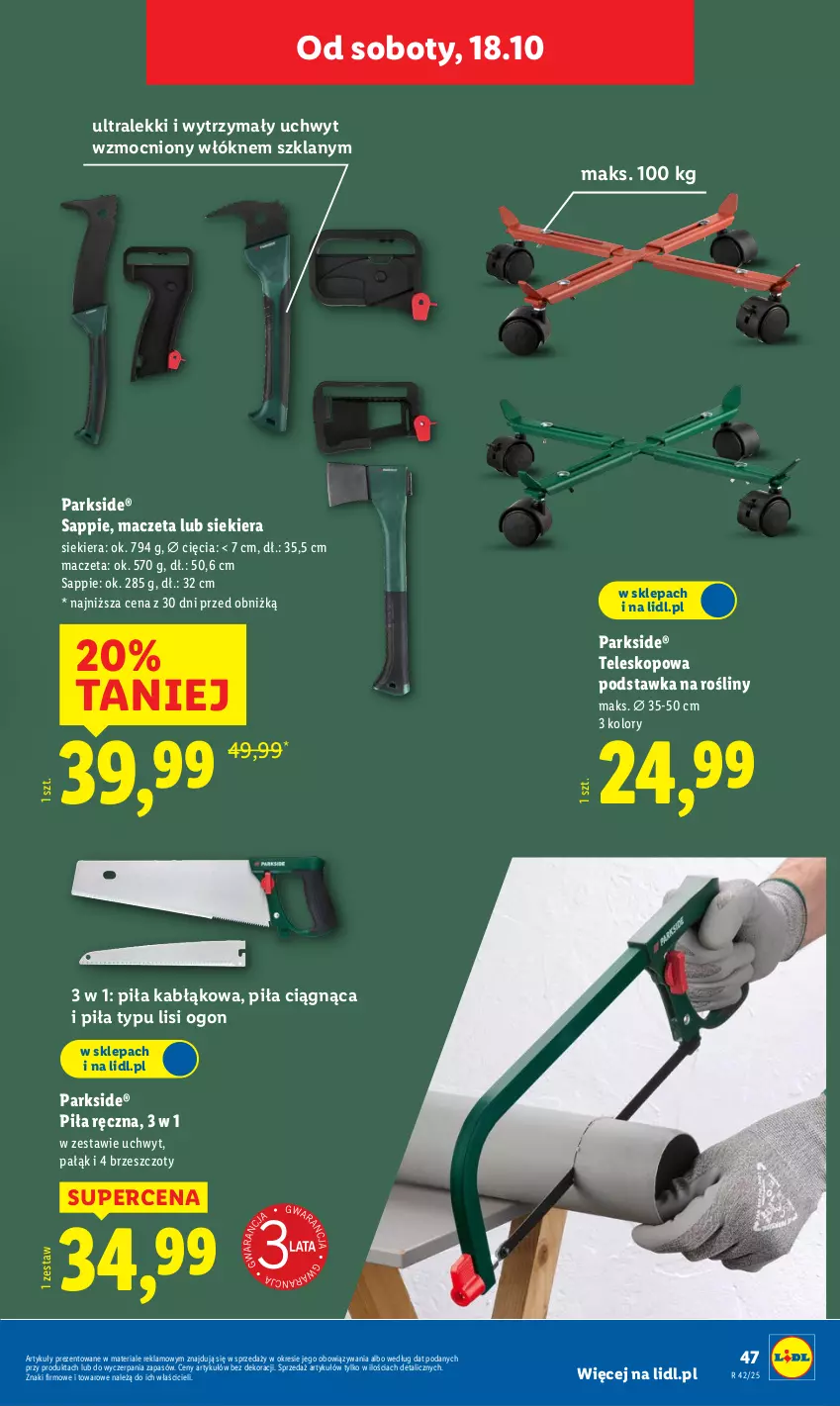 Gazetka promocyjna Lidl - GAZETKA - ważna 06.10 do 19.10.2025 - strona 55 - produkty: Parkside, Teleskop