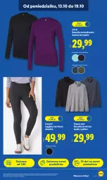 Gazetka promocyjna Lidl - GAZETKA - Gazetka - ważna od 19.10 do 19.10.2025 - strona 25 - produkty: Gin, Kosz, Koszulka, Koszulka termoaktywna, Legginsy