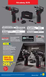 Gazetka promocyjna Lidl - GAZETKA - Gazetka - ważna od 19.10 do 19.10.2025 - strona 47 - produkty: Parkside, Ser, Akumulatorowa wiertarkowkrętark, Wiertarkowkrętarka, Warka, Tarka, Wkręt, Torba, Wkrętarka, Akumulator