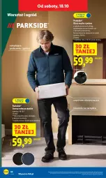 Gazetka promocyjna Lidl - GAZETKA - Gazetka - ważna od 19.10 do 19.10.2025 - strona 52 - produkty: Parkside, Bluza, Ogród