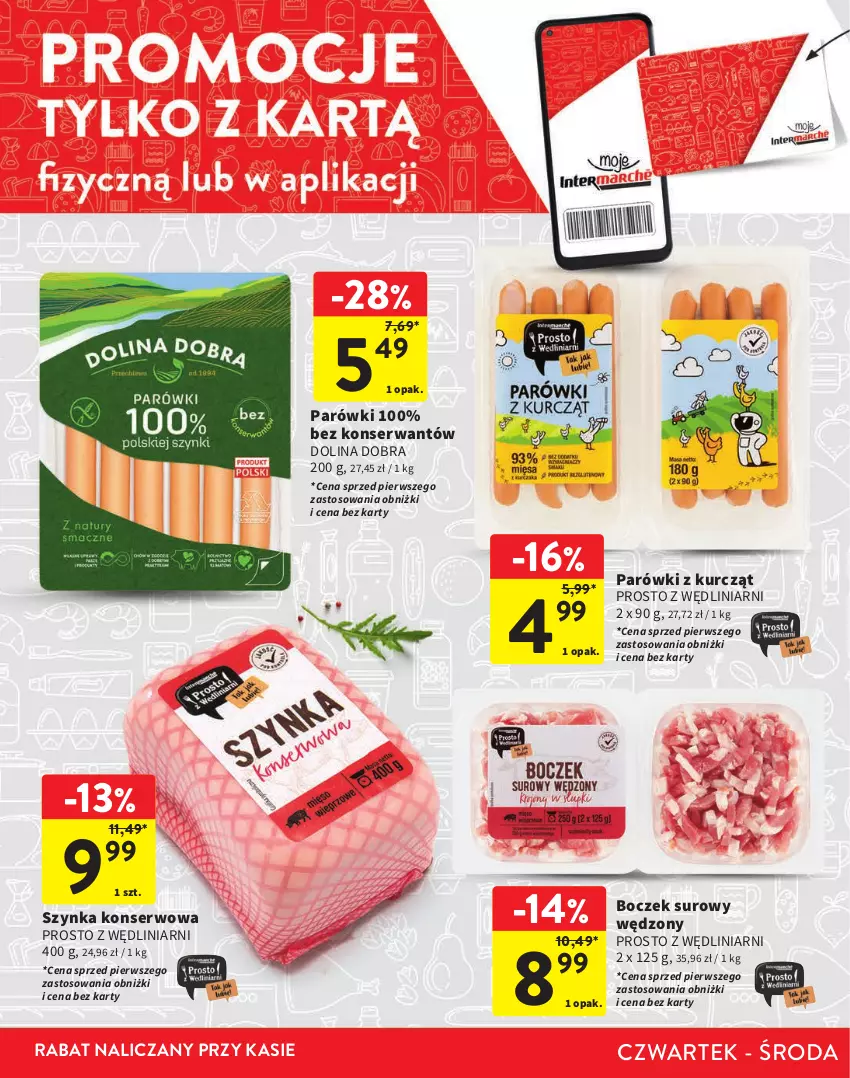 Gazetka promocyjna Intermarche - Gazetka Intermarche - ważna 18.01 do 31.01.2024 - strona 2 - produkty: Boczek, Parówki, Ser, Szynka, Szynka konserwowa