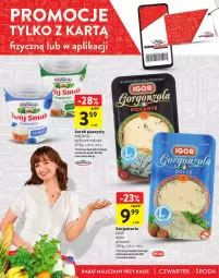 Gazetka promocyjna Intermarche - Gazetka Intermarche - Gazetka - ważna od 31.01 do 31.01.2024 - strona 6 - produkty: Serek puszysty, Ser, Piątnica, Gorgonzola, Serek