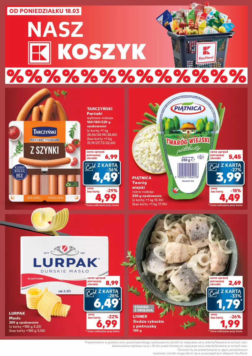 Gazetka promocyjna Kaufland - Kaufland - ważna 18.03 do 20.03.2024 - strona 24 - produkty: Masło, Parówki