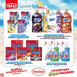 Gazetka promocyjna Topaz - Gazetka - Gazetka - ważna od 05.09 do 05.09.2021 - strona 34 - produkty: Sensual, Bref, Tablet, Cytryny, Clin, Somat, Radeon, Zmywarki, Płyn do szyb, Tabletki do zmywarki, LG, Fa