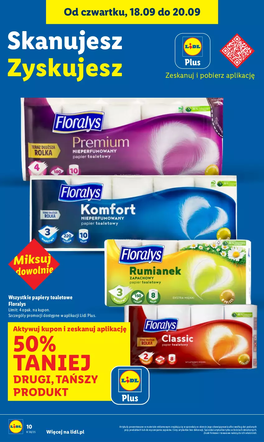 Gazetka promocyjna Lidl - GAZETKA - ważna 18.09 do 20.09.2025 - strona 10 - produkty: Flora, Papier