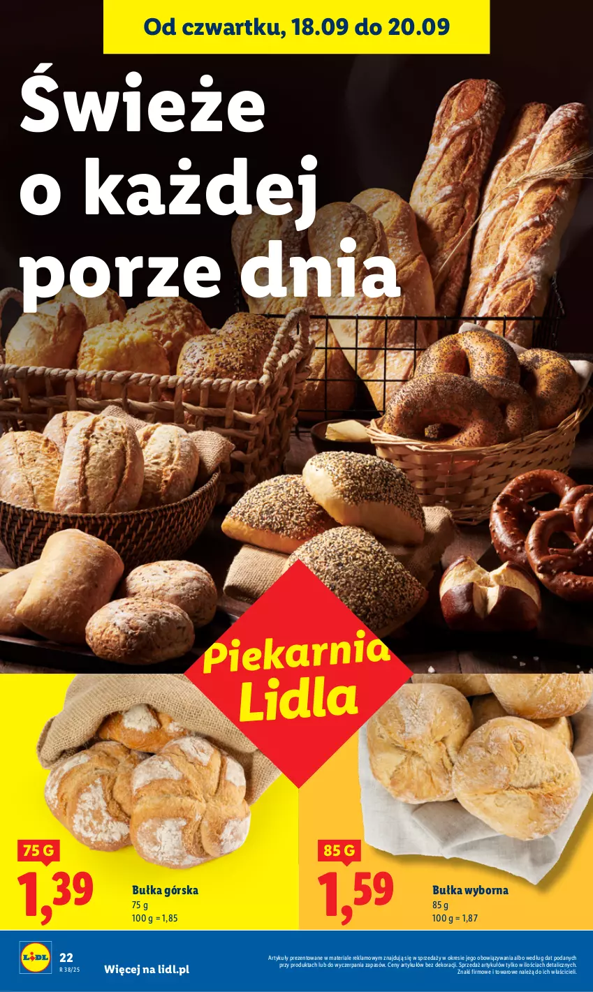 Gazetka promocyjna Lidl - GAZETKA - ważna 18.09 do 20.09.2025 - strona 26 - produkty: Bułka, Por