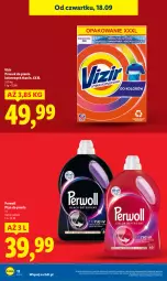 Gazetka promocyjna Lidl - GAZETKA - Gazetka - ważna od 20.09 do 20.09.2025 - strona 12 - produkty: Płyn do prania, Proszek do prania, Vizir, Perwoll