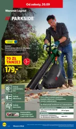Gazetka promocyjna Lidl - GAZETKA - Gazetka - ważna od 20.09 do 20.09.2025 - strona 14 - produkty: Parkside, Odkurzacz, Ser, Rum, Rozdrabniacz, Ogród, Akumulator