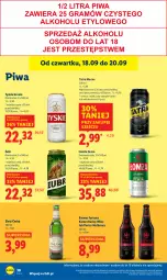 Gazetka promocyjna Lidl - GAZETKA - Gazetka - ważna od 20.09 do 20.09.2025 - strona 36 - produkty: Piwa, Por, Tyskie, Tatra, Fortuna