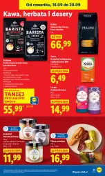 Gazetka promocyjna Lidl - GAZETKA - Gazetka - ważna od 20.09 do 20.09.2025 - strona 41 - produkty: Torebka, Ser, Kawa ziarnista, Bell, Kawa, Szarlotka, Serek, Bella, Deser, Herbata