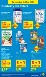 Gazetka promocyjna Lidl - GAZETKA - Gazetka - ważna od 20.09 do 20.09.2025 - strona 49 - produkty: Mus, Gra, Gerber, BoboVita, Dzieci, Nestlé, BEBILON