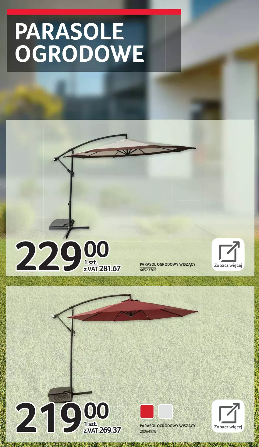 Gazetka promocyjna Selgros - E-katalog grill & wypoczynek - ważna 08.03 do 04.08.2021 - strona 28 - produkty: Parasol